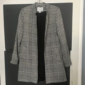 Carolina Belle Black and White Checkered Blazer